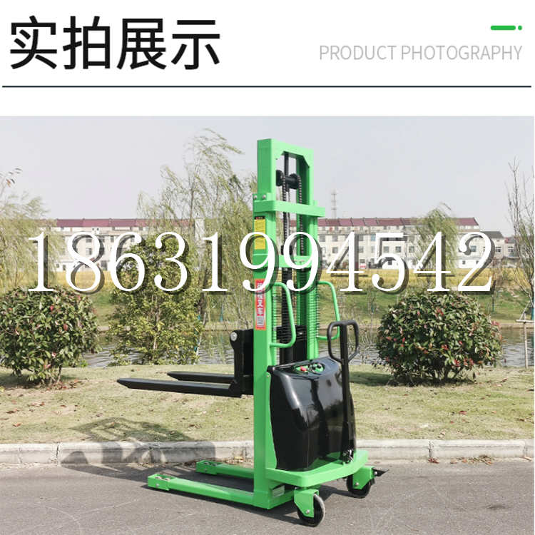 太麻里乡电动叉车堆高车液压铲车电瓶1吨2吨站驾步行式小型全自动叉车